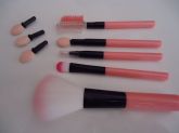 Kit Mini Pinceis Rosa & Preto